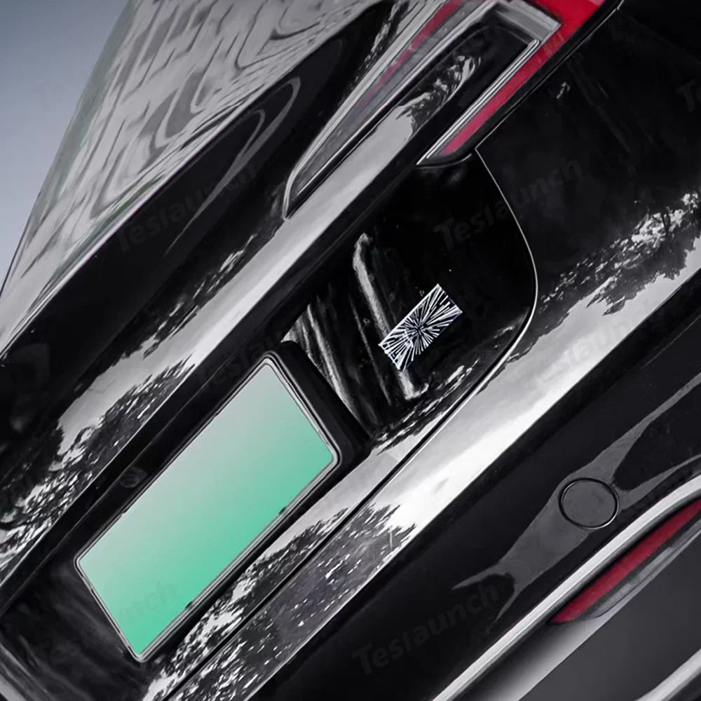 Highland 2024+ Tesla Model 3 Magnetic Time Tunnel Rear Emblem Badge Kit for Enhanced Style - Evooor