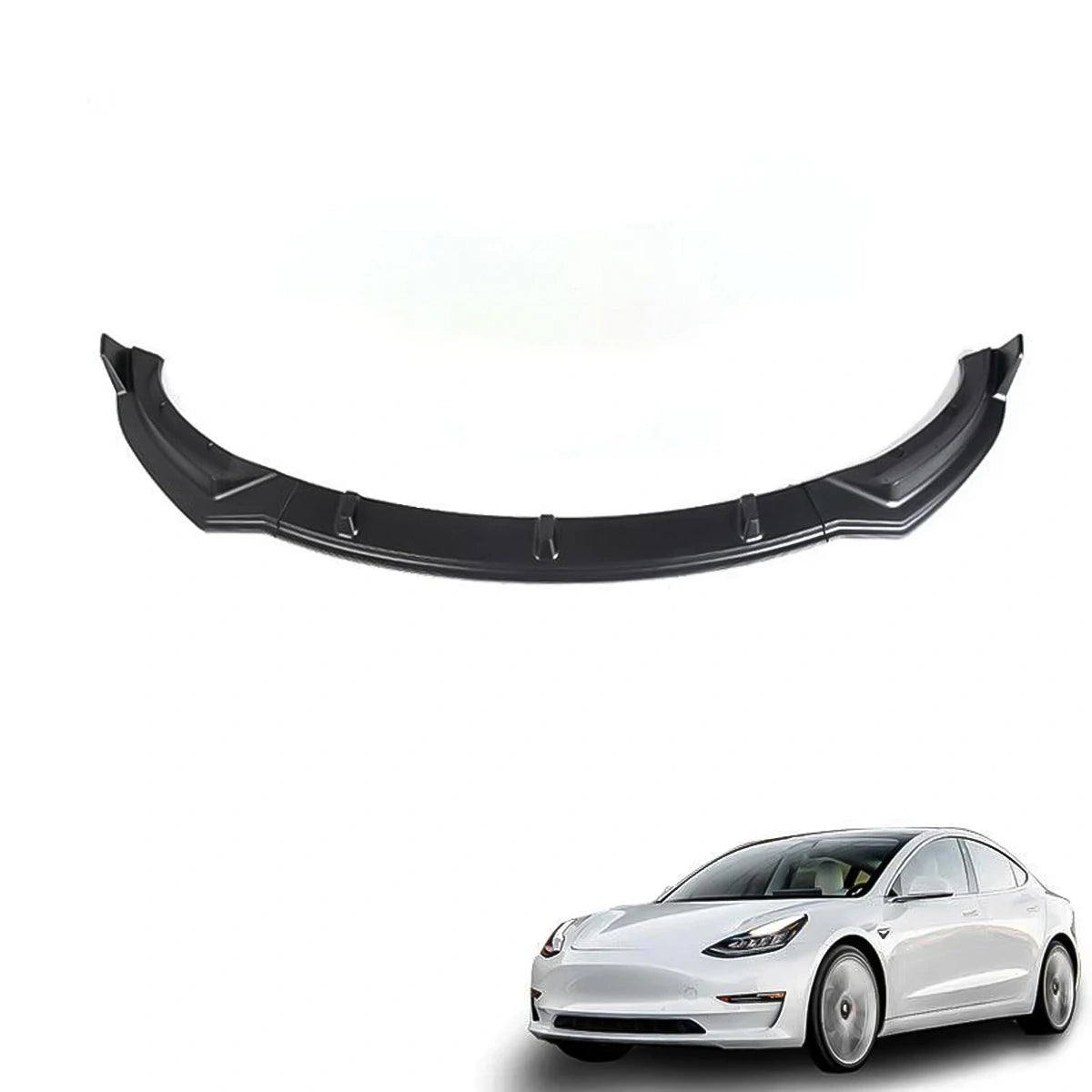 Model 3 Front Bumper Lip Kit For Tesla  (2017-2023)