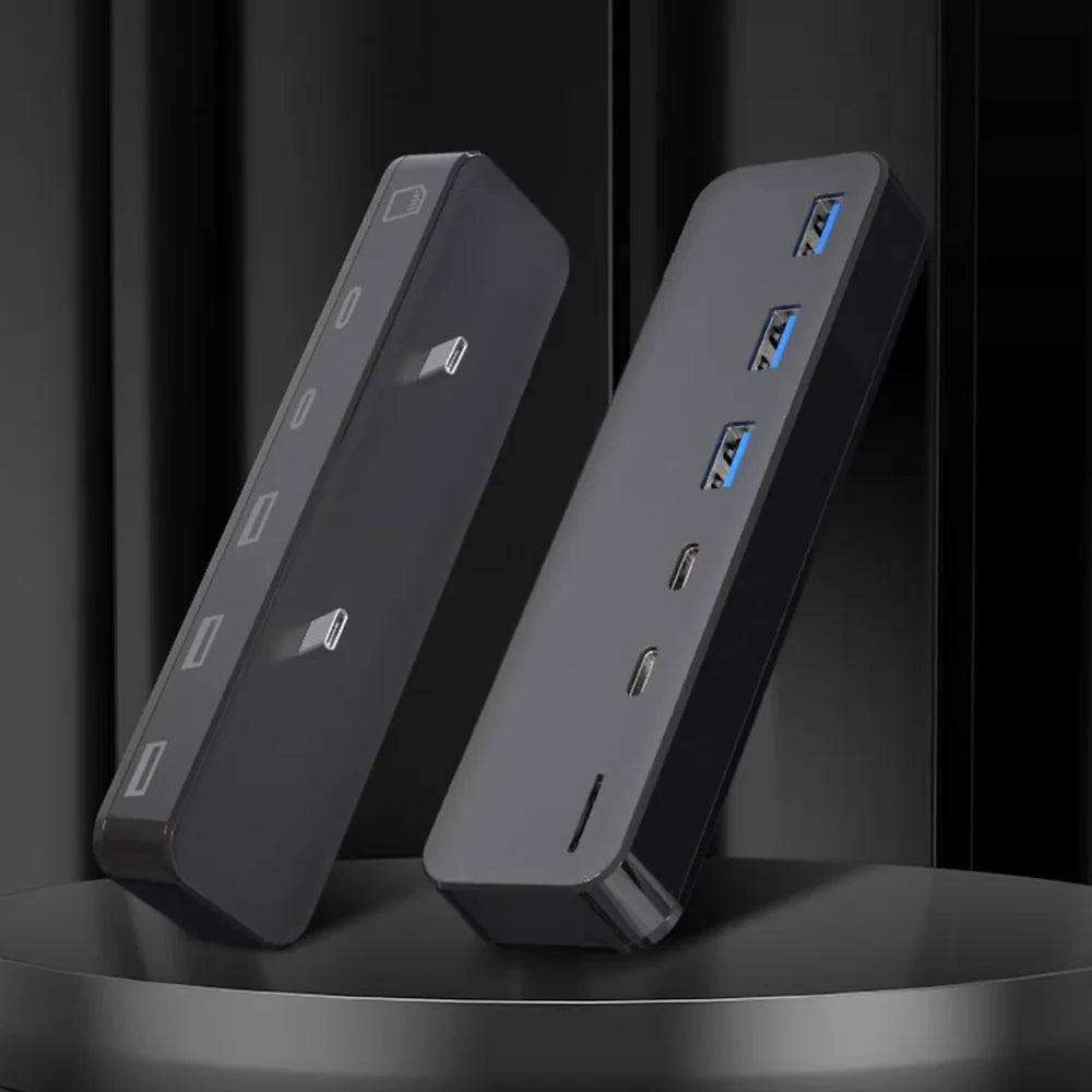 Tesla Model 3/Y Docking Station-6-in-1 USB Hub Expansion Adapter