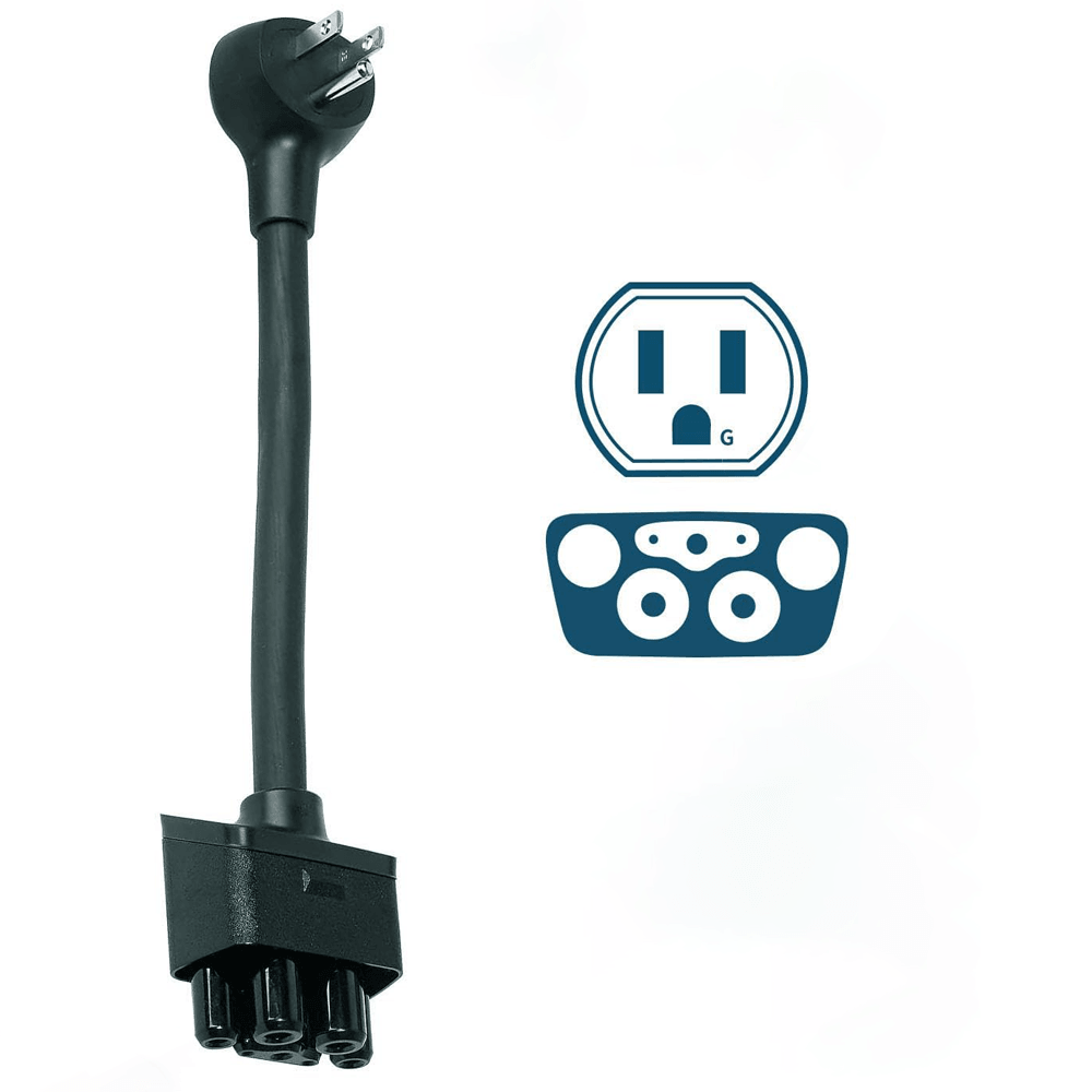High-Quality NEMA Extension Cord for Tesla Gen 2 EV Charger - Compatible with Tesla Mobile Connector - Evooor