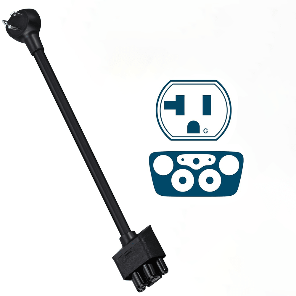 High-Quality NEMA Extension Cord for Tesla Gen 2 EV Charger - Compatible with Tesla Mobile Connector - Evooor