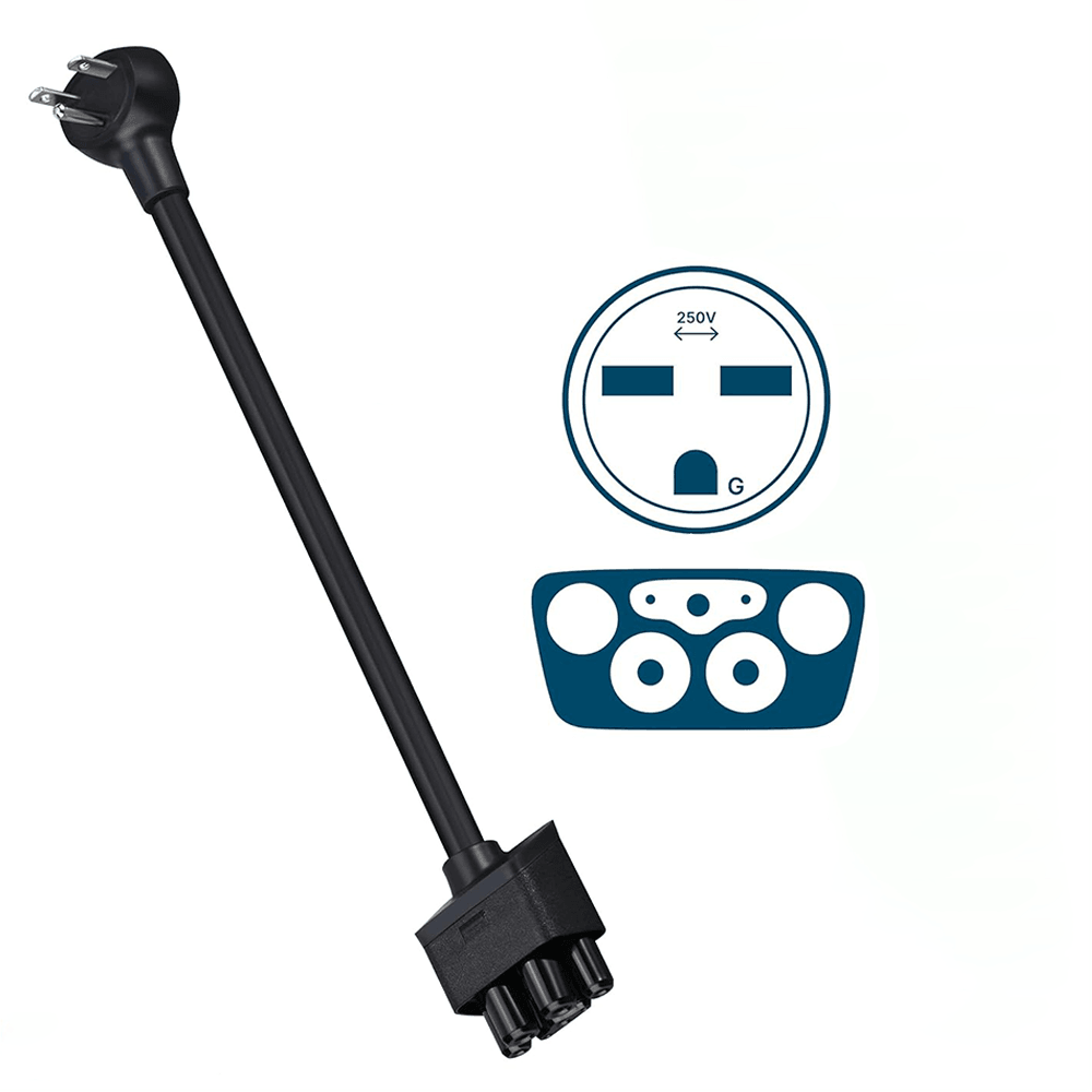 High-Quality NEMA Extension Cord for Tesla Gen 2 EV Charger - Compatible with Tesla Mobile Connector - Evooor