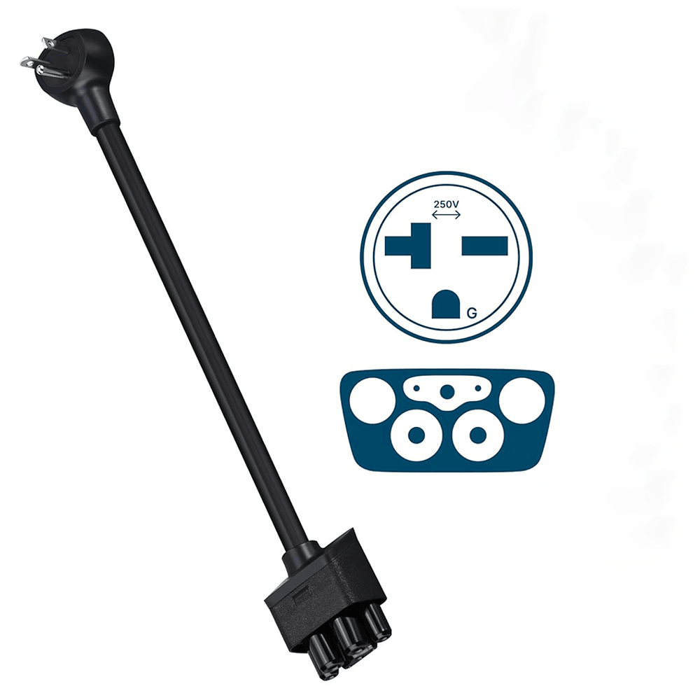 High-Quality NEMA Extension Cord for Tesla Gen 2 EV Charger - Compatible with Tesla Mobile Connector - Evooor