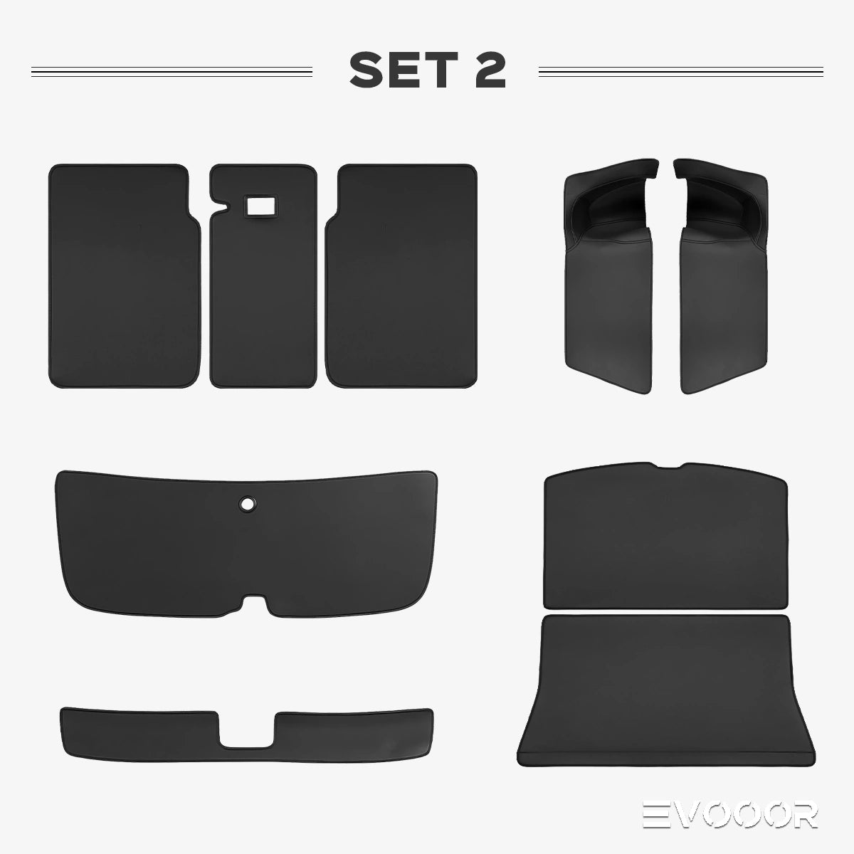 Kit de protection intérieure tout-en-un en cuir Napa pour Tesla Model Y Juniper 2025+