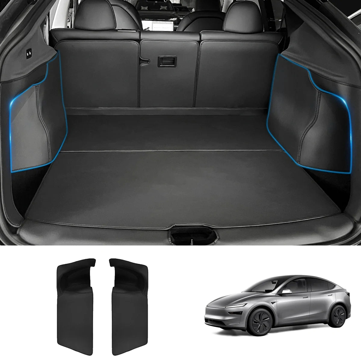 Kit de protection intérieure tout-en-un en cuir Napa pour Tesla Model Y Juniper 2025+