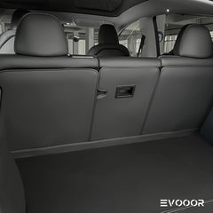 Nappa lær bakseteryggbeskytter for Tesla Model Y Juniper 2025+