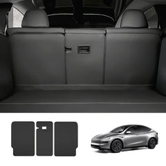 Nappa lær bakseteryggbeskytter for Tesla Model Y Juniper 2025+