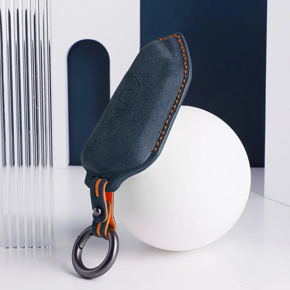 Alcantara Car Remote Key Case Cover For VW ID.3 2025 - Evooor