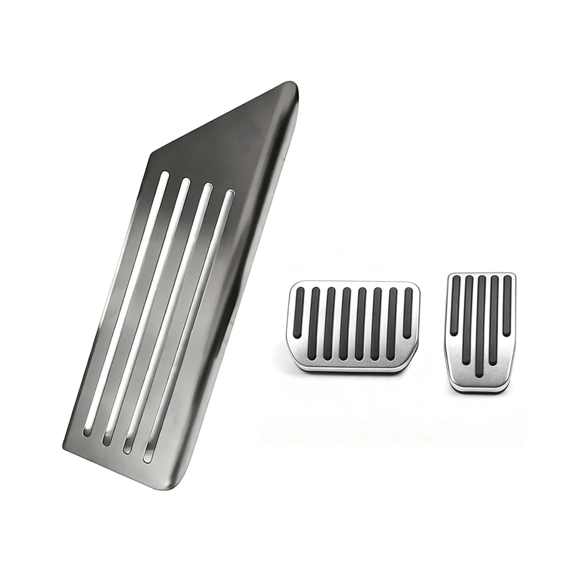 Tesla Model S/X/3/Y Performance Pedaler Non-Slip Metall Gass- og Bremspedaldeksel for Tesla (2016-2023)