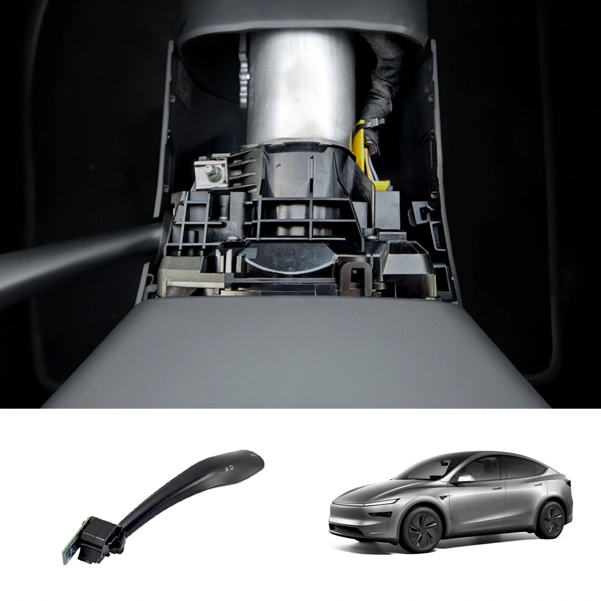 Genuine Juniper Model Y 2025+ Custom Gear Selector Kit for Tesla Vehicles