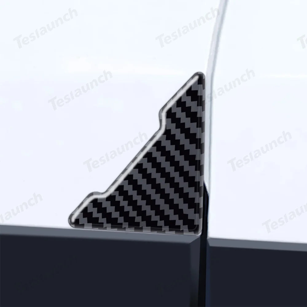 Universal PVC Carbon Pattern Car Door Corner Guards - Protect Your Vehicle with Style - Evooor