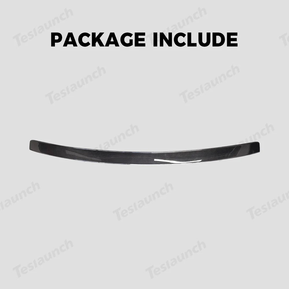 High-Quality Carbon Fiber Rear Tailgate Trim for Tesla Model Y - Enhance Your Vehicle's Style with This Juniper 2025+ Trim Piece - Evooor