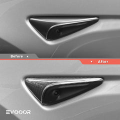 Tesla Model S/X/3/Y [Real Carbon Fiber] Turn Signal Cover(1 Pair) (2017+)
