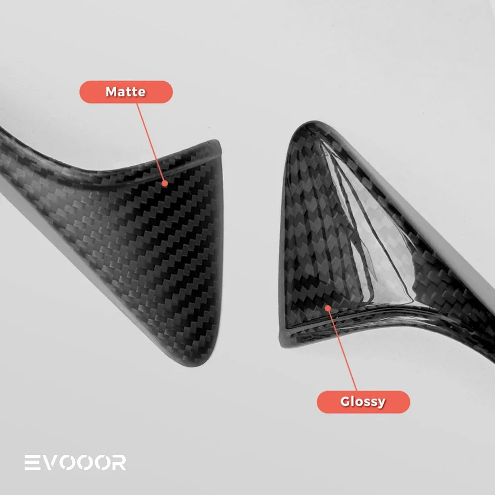 Tesla Model S/X/3/Y [Real Carbon Fiber] Turn Signal Cover(1 Pair) (2017+)