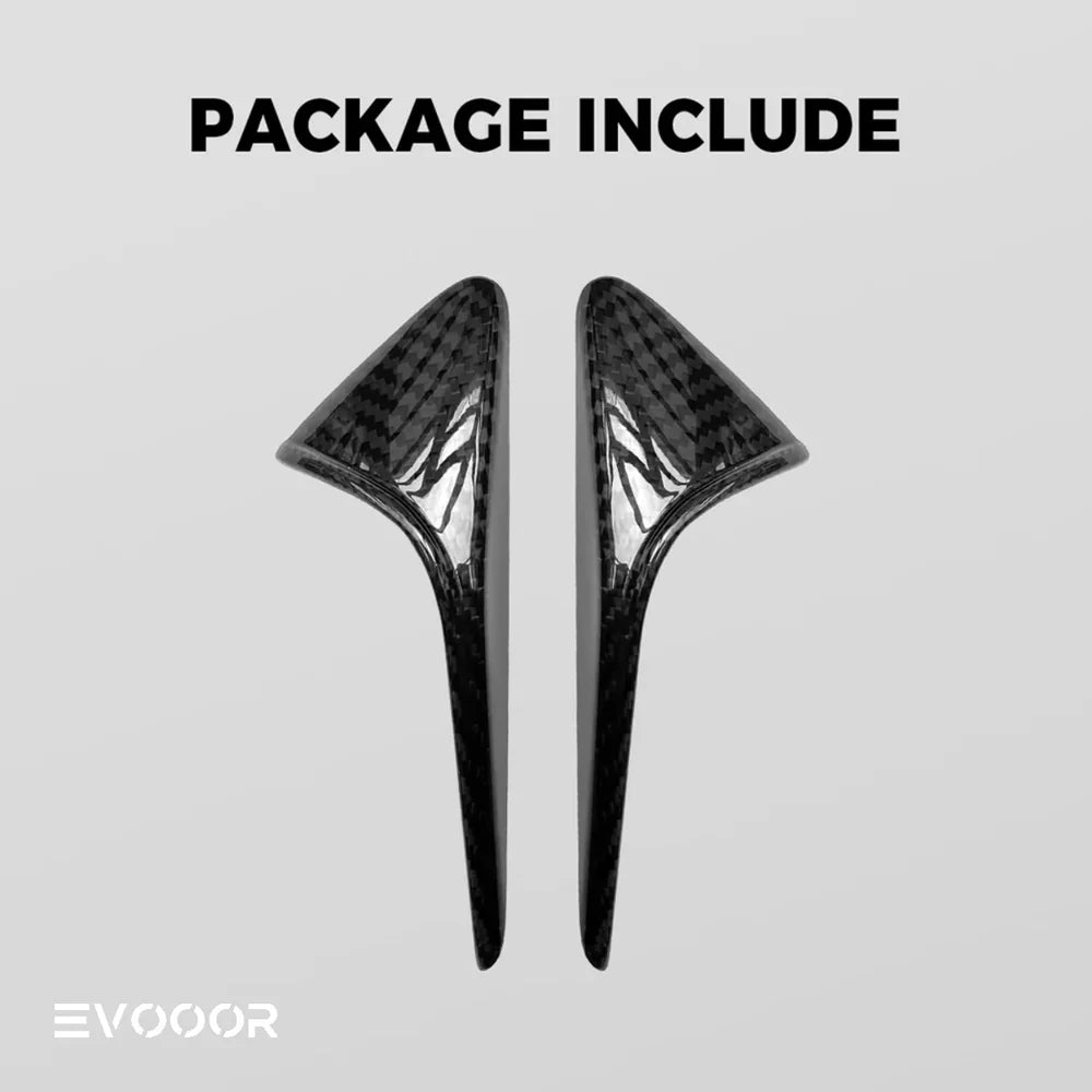 Tesla Model S/X/3/Y [Real Carbon Fiber] Turn Signal Cover(1 Pair) (2017+)