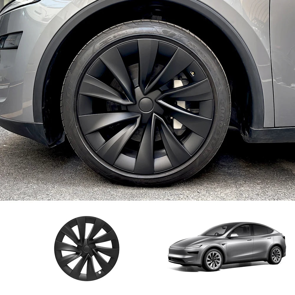 Tesla Model Y Juniper 20" Helix 2.0 Wheel Hubcaps Set - Replacement Accessories for 1 or 2 Wheels - Evooor