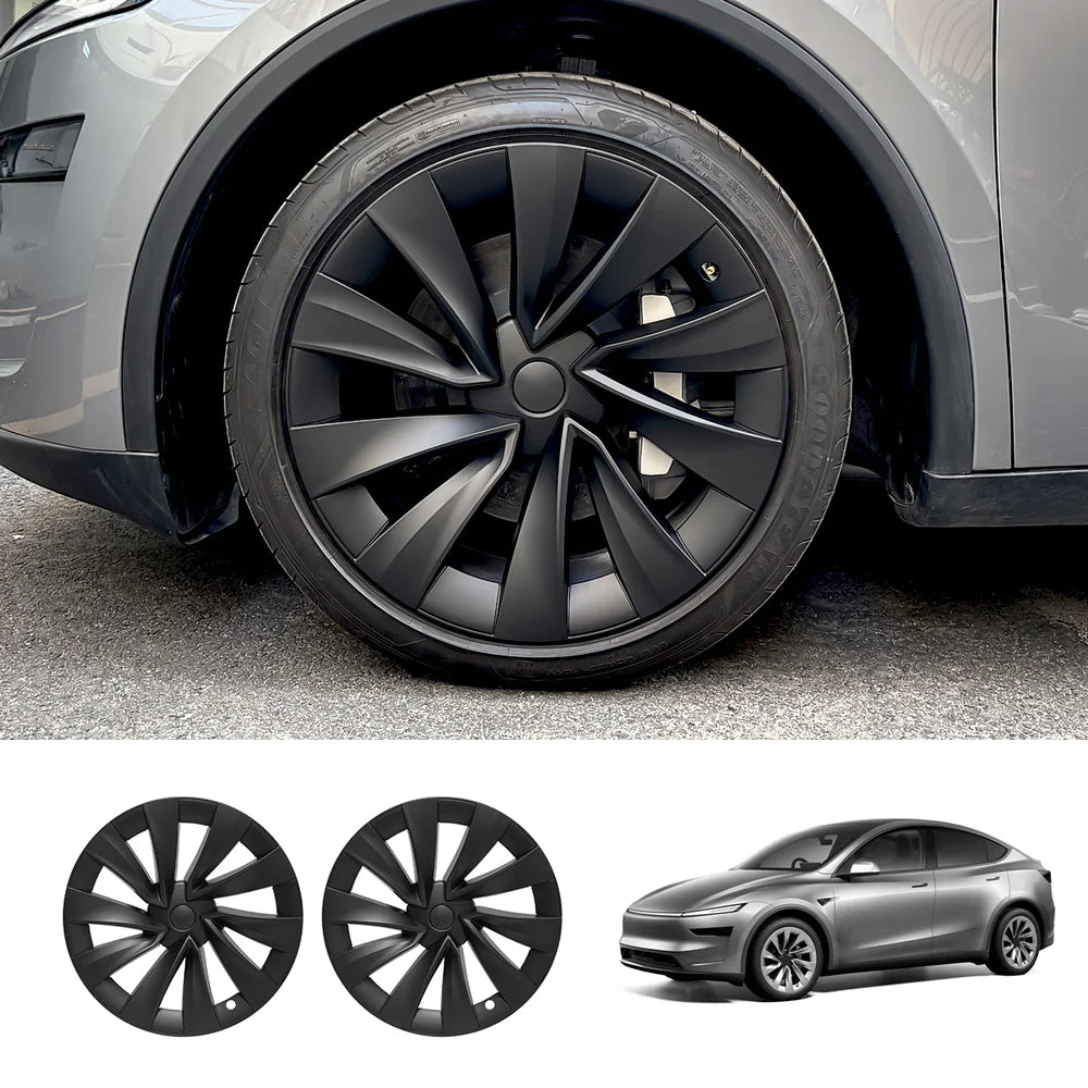 Tesla Model Y Juniper 20" Helix 2.0 Wheel Hubcaps Set - Replacement Accessories for 1 or 2 Wheels - Evooor