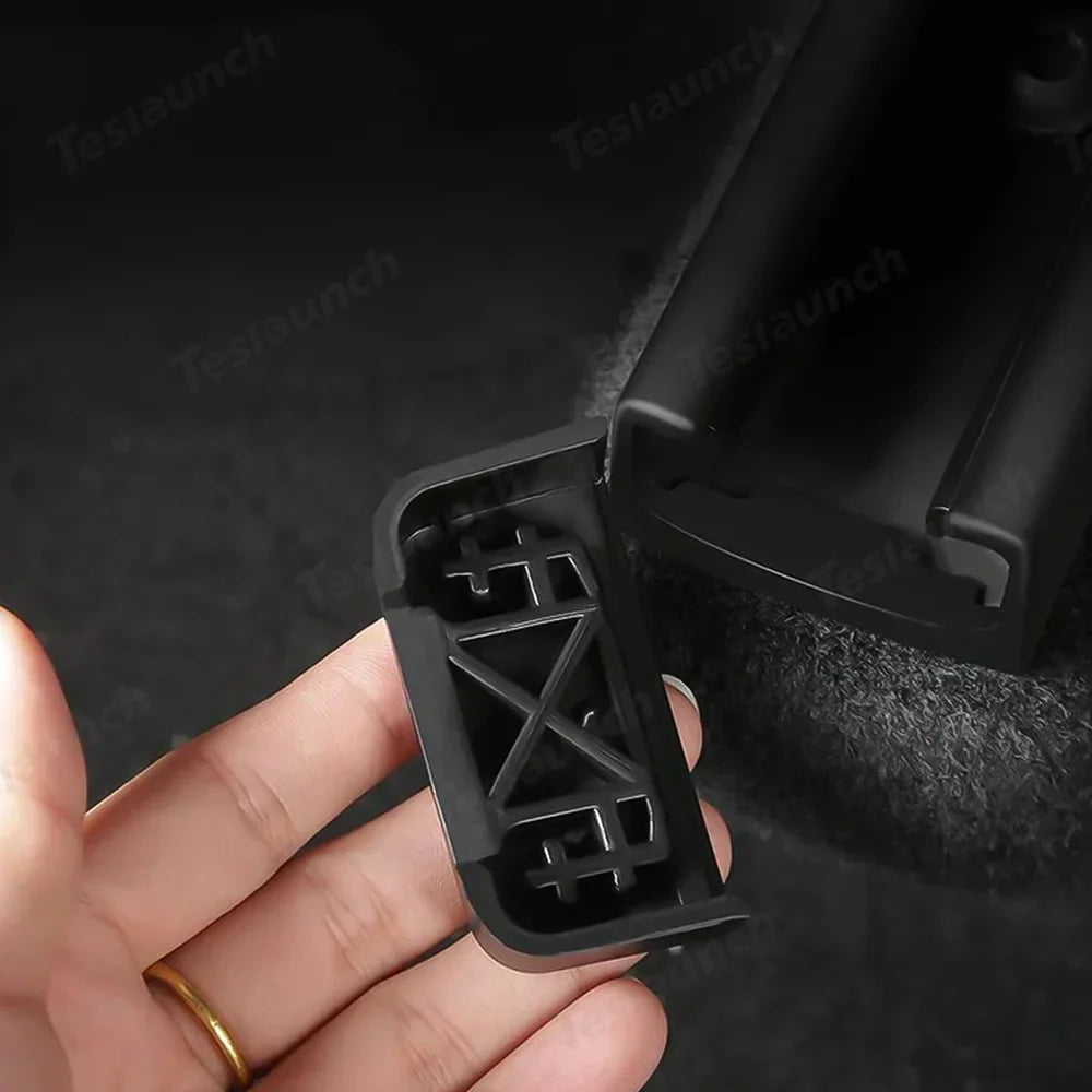 4-Piece Set Anti-Kick Seat Slide Rail Covers for Tesla Model Y & Model 3 - Protect Your Car's Interior from Wear and Tear - Evooor