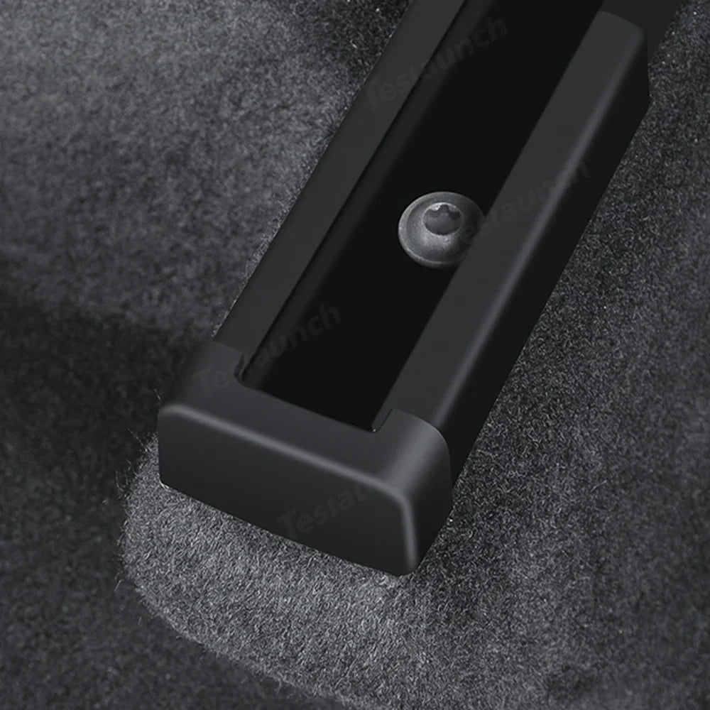 4-Piece Set Anti-Kick Seat Slide Rail Covers for Tesla Model Y & Model 3 - Protect Your Car's Interior from Wear and Tear - Evooor