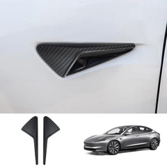 3-Pack Side Camera Protective Covers for Tesla Models Y & 3 - Compatible with Juniper 2025+ and Highland 2024+ Versions - Evooor
