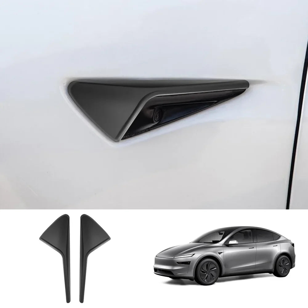 3-Pack Side Camera Protective Covers for Tesla Models Y & 3 - Compatible with Juniper 2025+ and Highland 2024+ Versions - Evooor