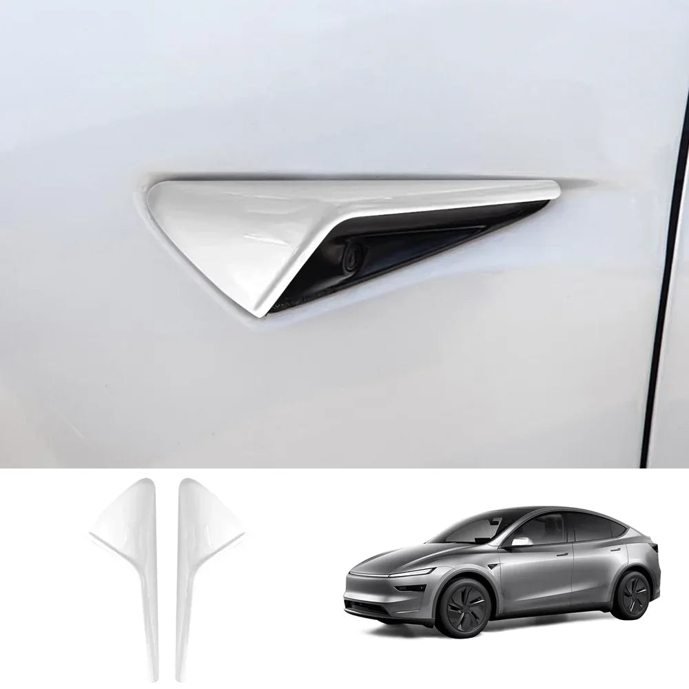 3-Pack Side Camera Protective Covers for Tesla Models Y & 3 - Compatible with Juniper 2025+ and Highland 2024+ Versions - Evooor