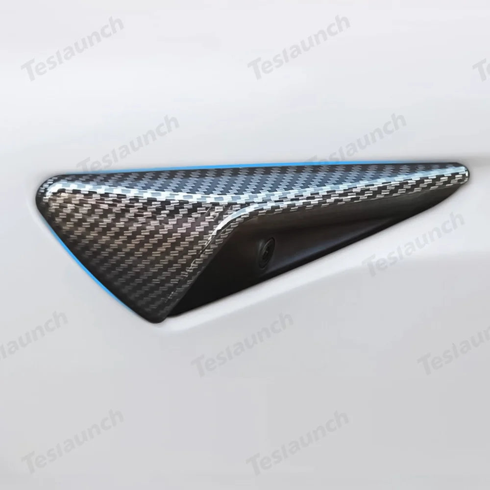 3-Pack Side Camera Protective Covers for Tesla Models Y & 3 - Compatible with Juniper 2025+ and Highland 2024+ Versions - Evooor