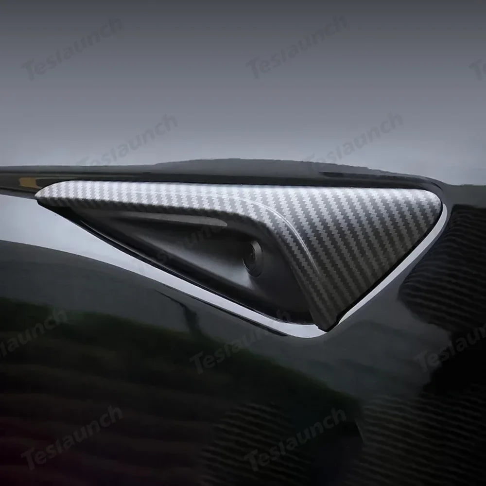 3-Pack Side Camera Protective Covers for Tesla Models Y & 3 - Compatible with Juniper 2025+ and Highland 2024+ Versions - Evooor