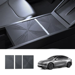 Tesla Model Y Model 3 Center Console Silicone Mat Protector - Juniper/Highland - 2024+ & 2025+ - Evooor