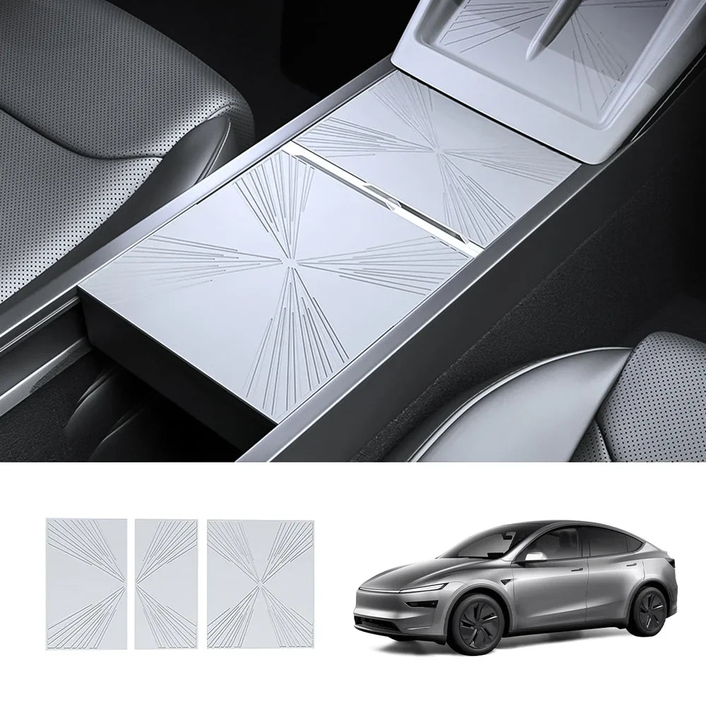 Tesla Model Y Model 3 Center Console Silicone Mat Protector - Juniper/Highland - 2024+ & 2025+ - Evooor