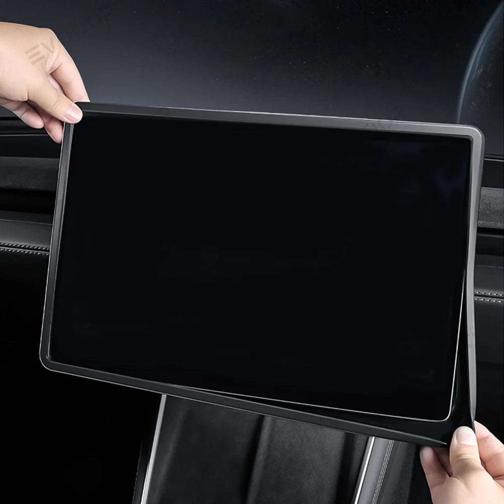 High-Quality Silicone Screen Guard for Tesla Model Y 2025 & Model 3 2024+ - Protect Your Center Display with Precision Fit