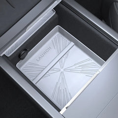 2024+ Model 3 Highland Silicone Console Armrest Box Lower Storage Tray for Tesla