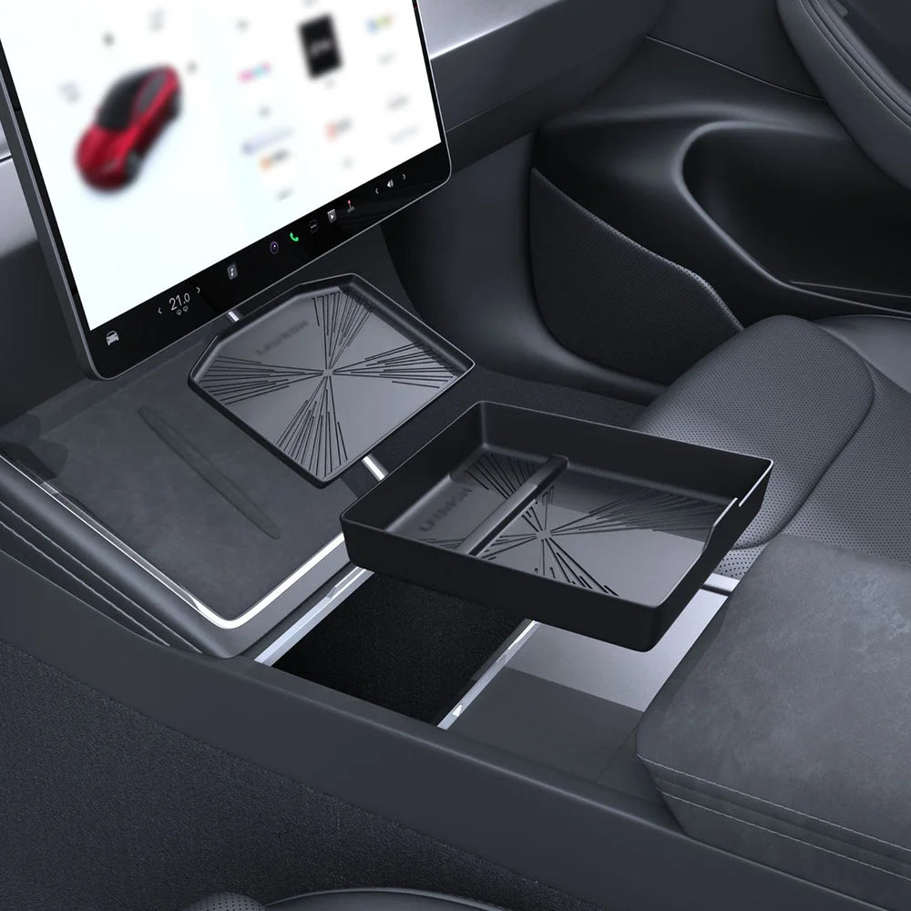 2024+ Model 3 Highland Silicone Console Armrest Box Lower Storage Tray for Tesla
