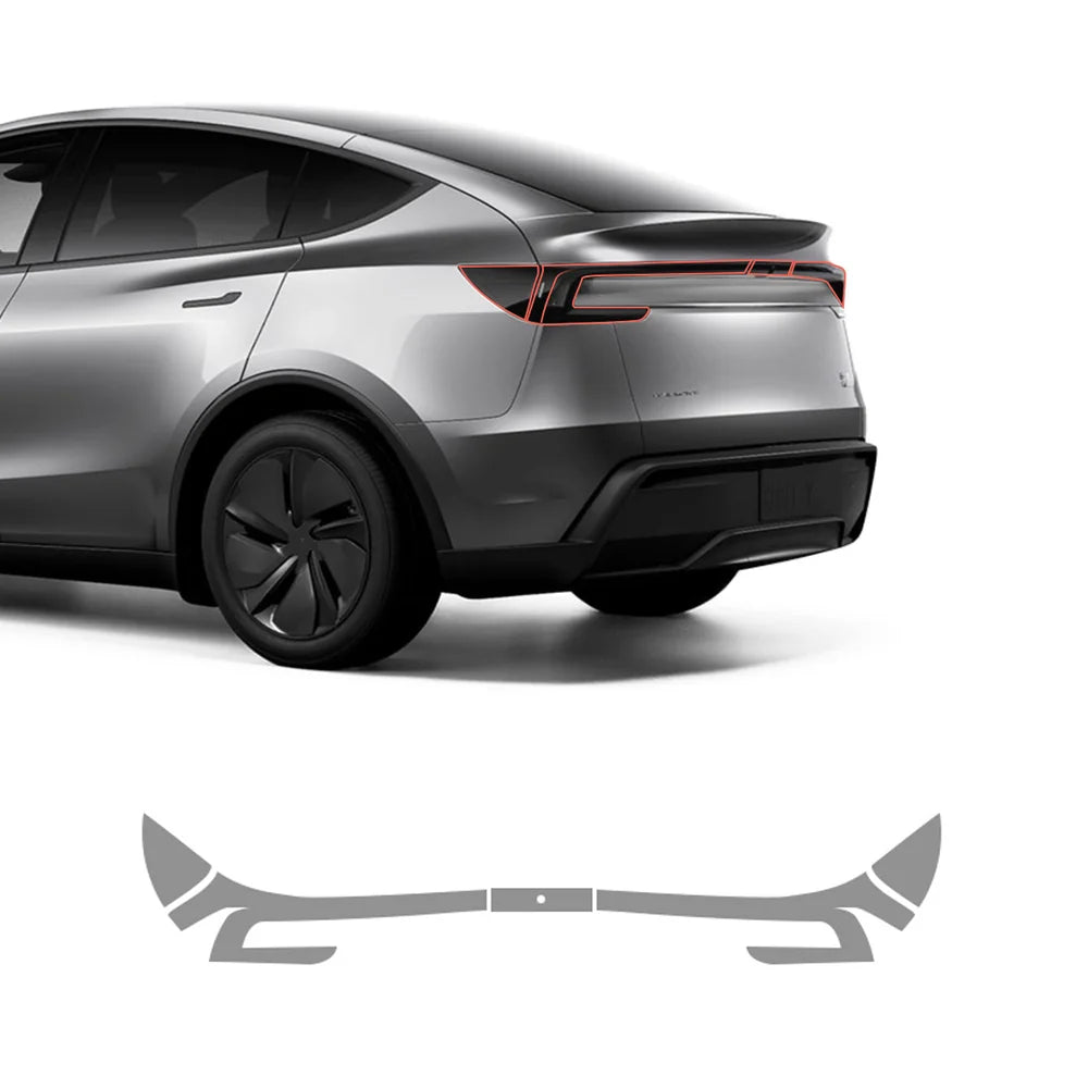 Headlight and Taillight Protective Film Set for Tesla Model Y - Smoked Tint, Durable TPU Material - Evooor