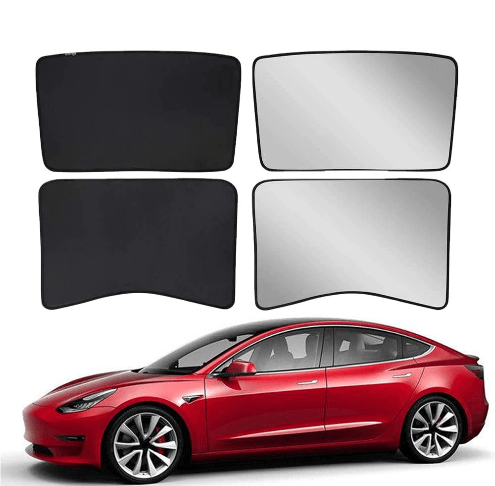 Model 3 Glass Roof / Sunroof Sunshade for Tesla(2017-2020) Sun Visor Accessories - Evooor