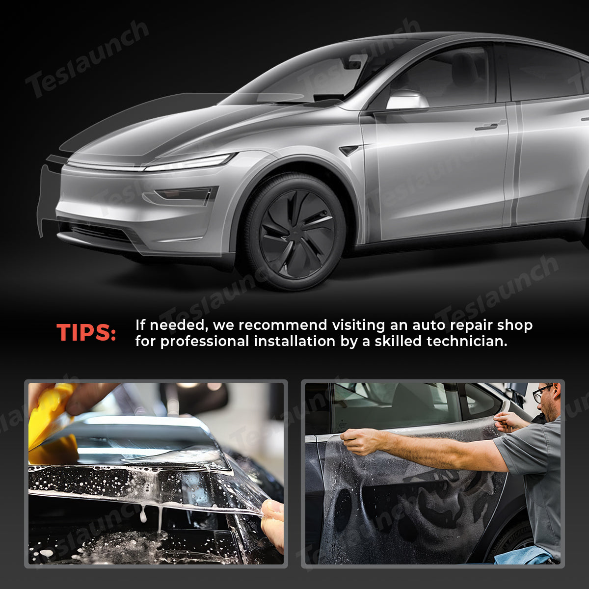 High-Quality Juniper 2025+ Tesla Model Y Full-Body TPU Protective Film for Invisible Protection - Evooor