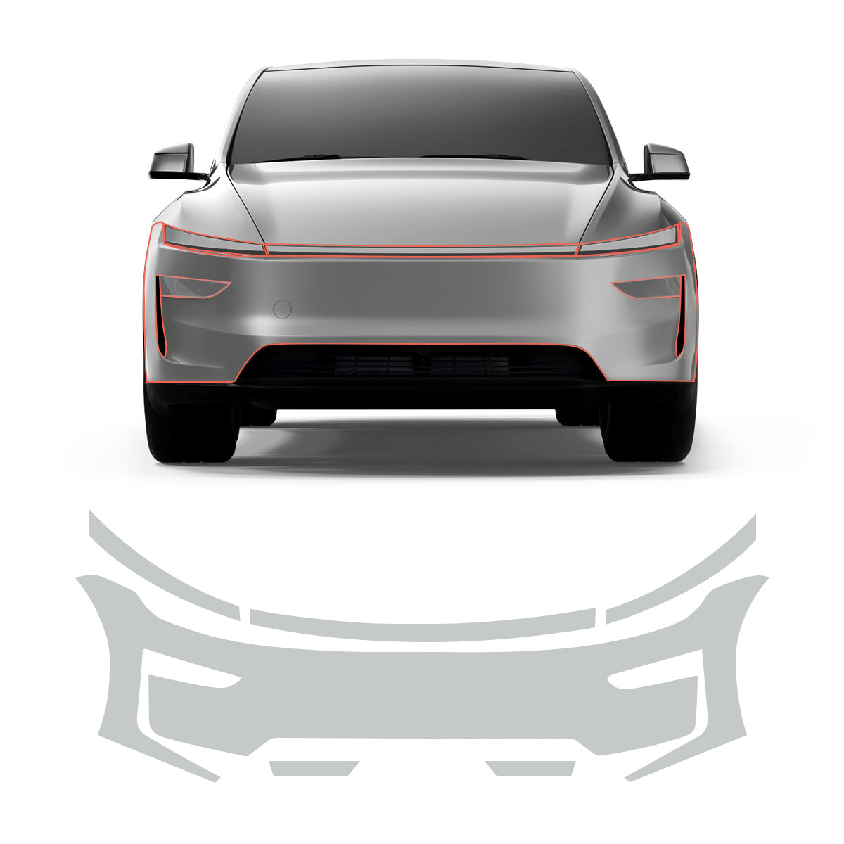High-Quality Juniper 2025+ Tesla Model Y Full-Body TPU Protective Film for Invisible Protection - Evooor