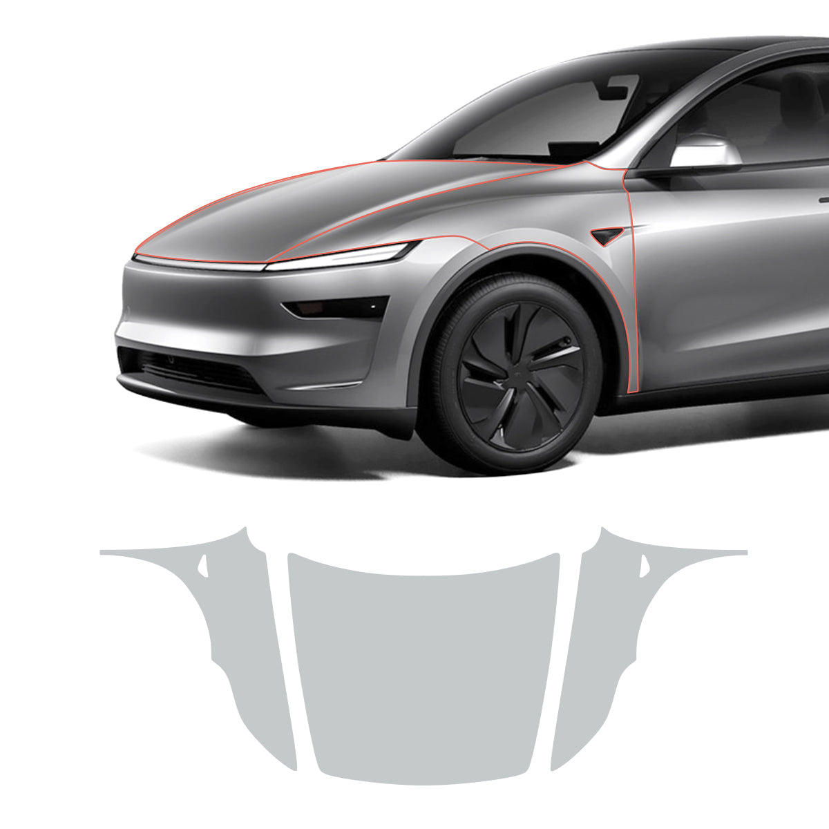 High-Quality Juniper 2025+ Tesla Model Y Full-Body TPU Protective Film for Invisible Protection - Evooor