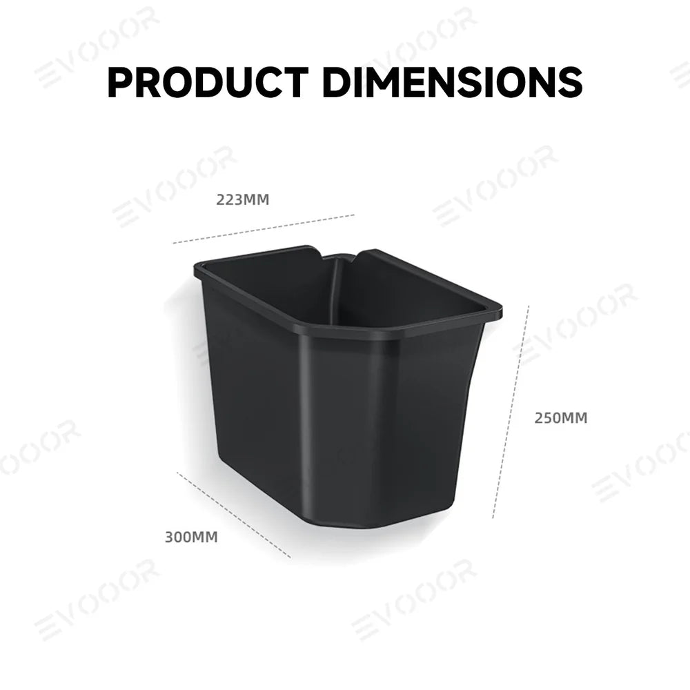 Prémium szilikon tárolótálca Tesla Model X 2023+ Bal alsó csomagtartó elrendezés