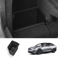 Prémium szilikon tárolótálca Tesla Model X 2023+ Bal alsó csomagtartó elrendezés