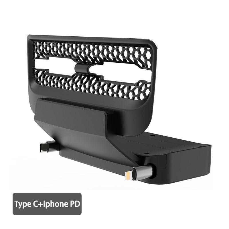 Model 3/Y 2-in-1 USB Hub Rear Air Outlet Protective Cover Expansion Cable for Tesla(2021-2024) Not Fit Model 3 Highland - Evooor