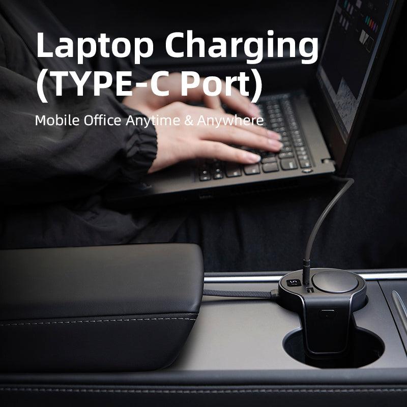 Model 3/Y Cigarette Lighter hub adapter for Tesla(2021-2023) - Evooor