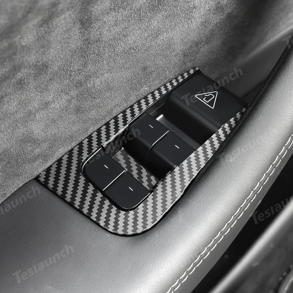 Tesla Model Y Juniper 2025+ 10-Piece Window & Door Button Trim Cover Set for Enhanced Style and Protection - Evooor