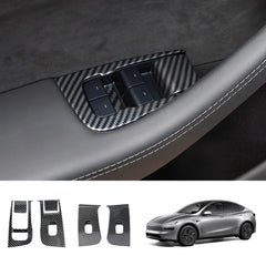 Tesla Model Y Juniper 2025+ 10-Piece Window & Door Button Trim Cover Set for Enhanced Style and Protection - Evooor