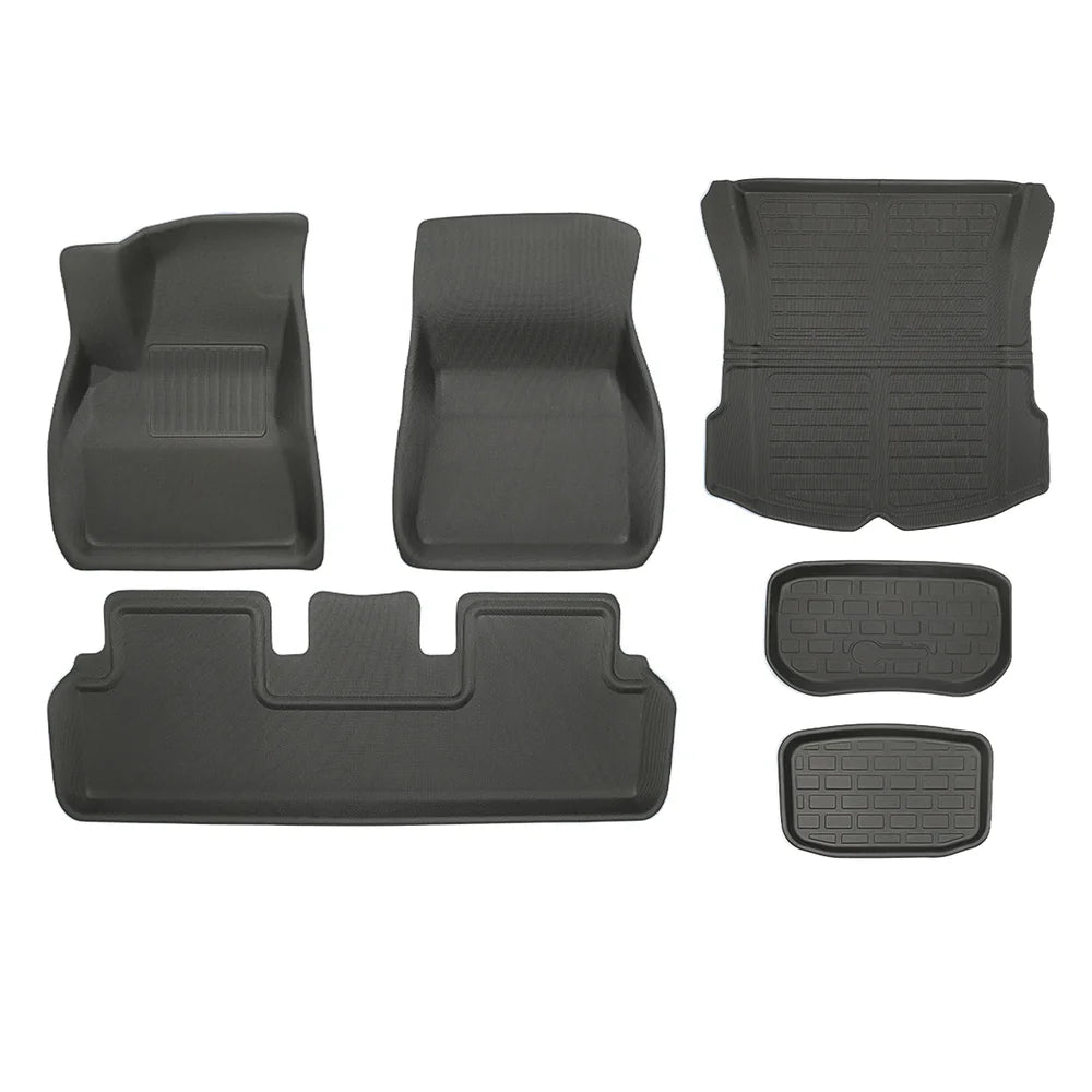 Model 3  All Weather XPE Interior Floor Mats Cargo Liners Set for Tesla (2021-2023)