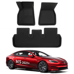 Tesla All Weather XPE Interior Floor Mats Cargo Liners Set for 2021+ Model S