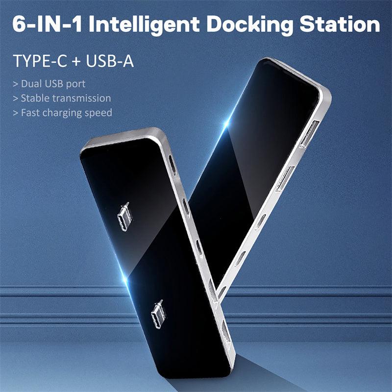 Tesla Model 3/Y Docking Station-6-in-1 USB Hub Expansion Adapter - Evooor