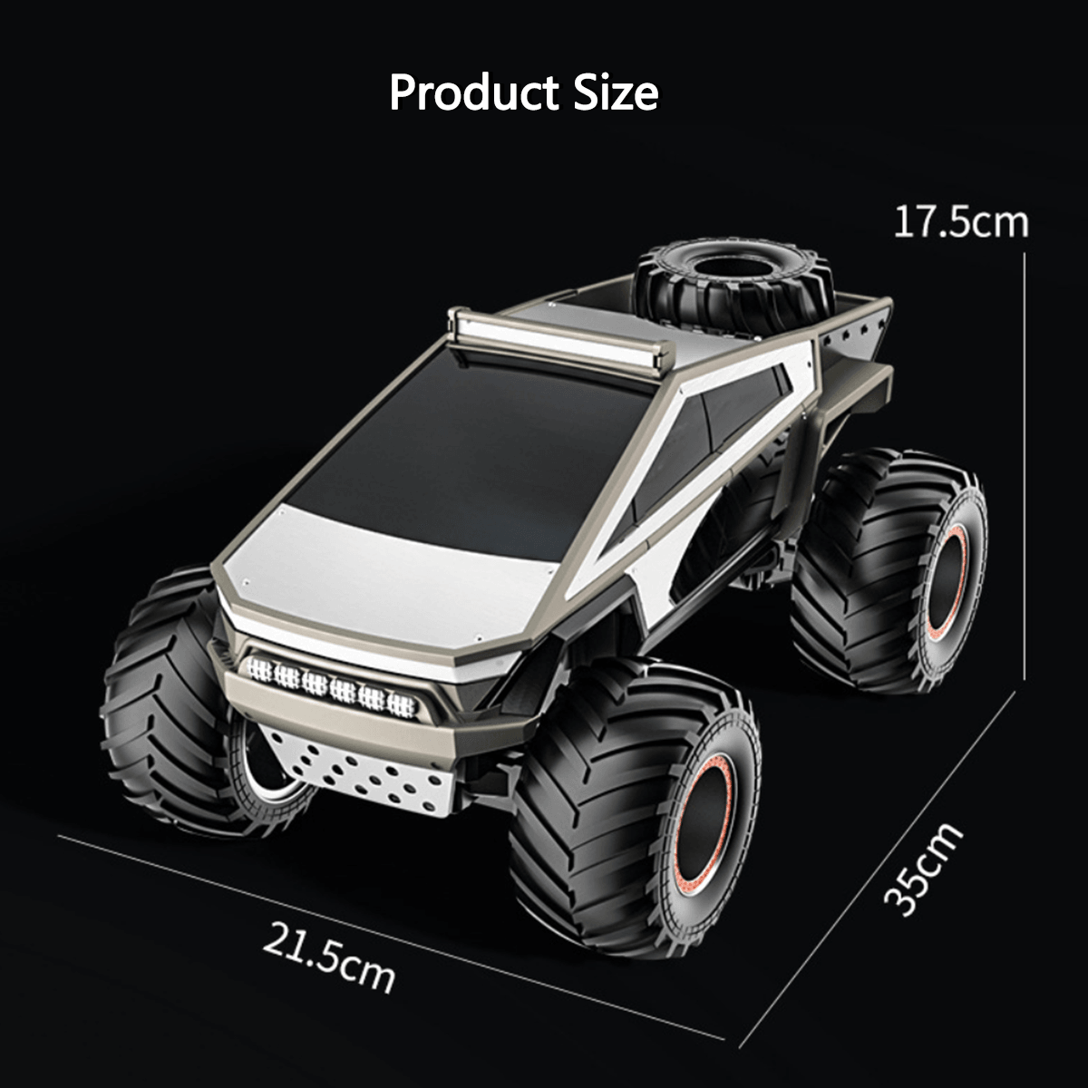 Cybertruck Pickup Truck 1:14 Scale Alloy Remote Control Car - Evooor