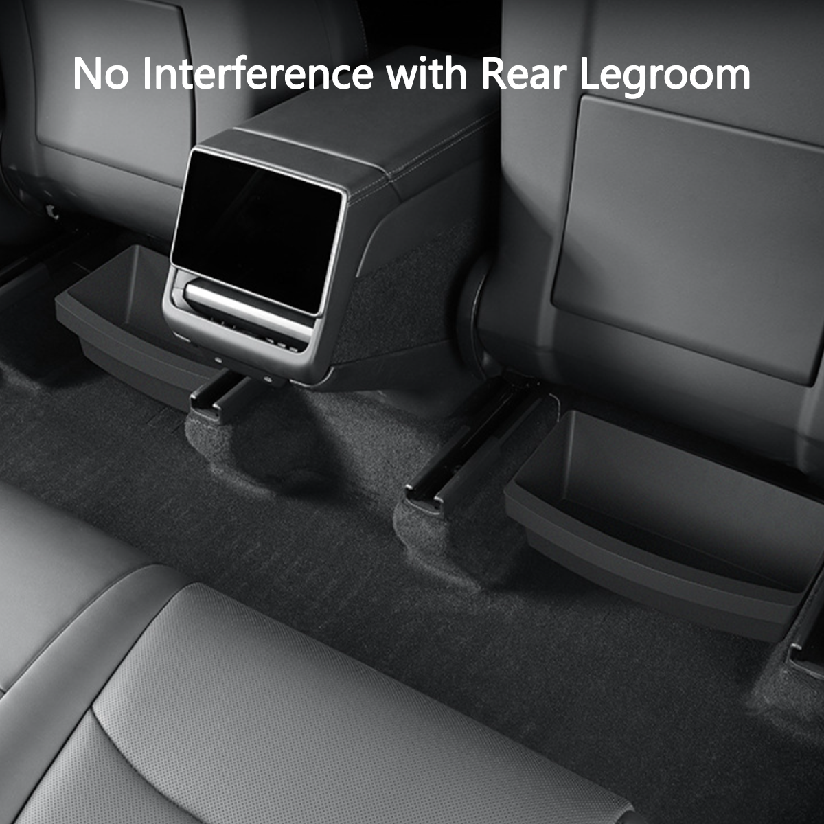 Underseat Organizer for Tesla Model Y 2021+: Premium Storage Solution for Front Row - Evooor