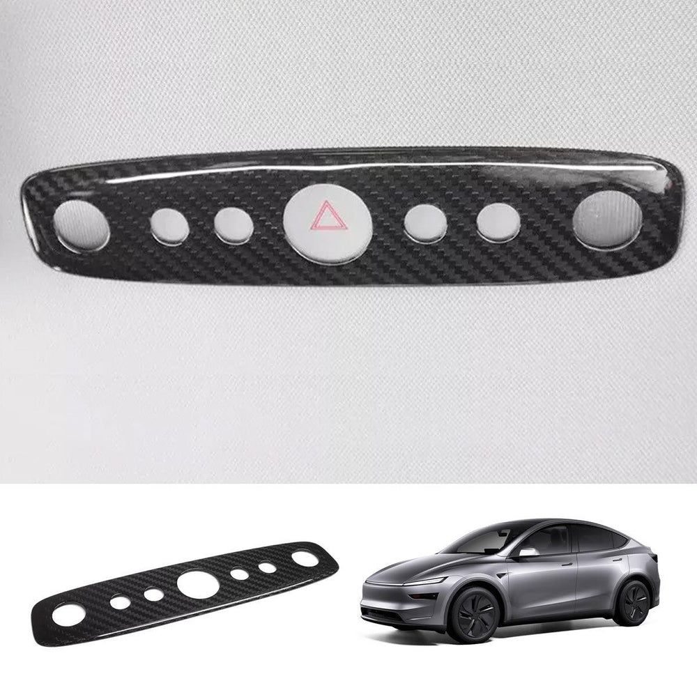 [Real Carbon Fiber] Reading Light Cover for Tesla Model Y Juniper 2025+ - Evooor